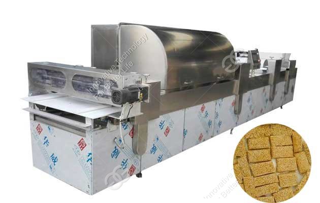 Automatic Sesame Brittle Bar Making Machine|Sesame Brittle Cutting Machine