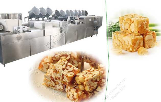 peanut brittle bar production line