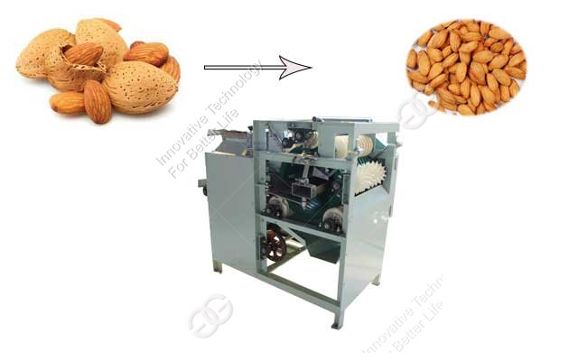 Almond Peeling Machine Working Video