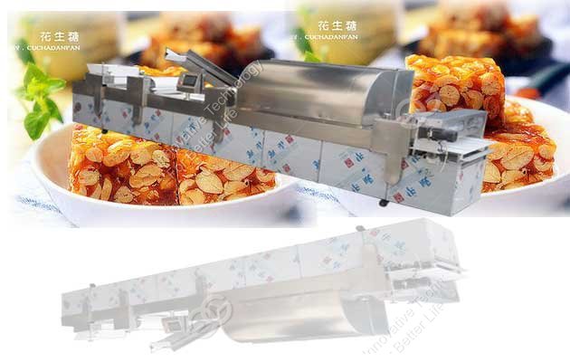 peanut brittle molding machine