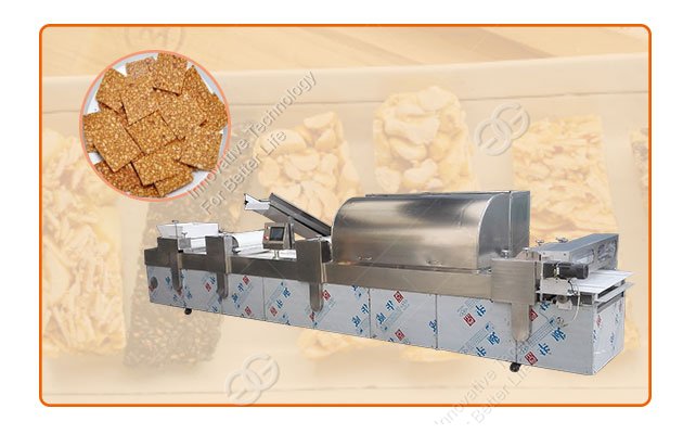 Hot Sale of Automatic Peanut Brittle Making Machine in Plant