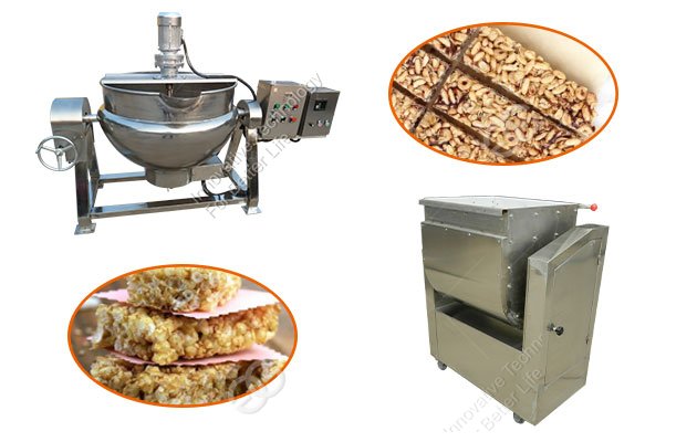 High Performance Rice Candy Bar Forming Machine in Plant