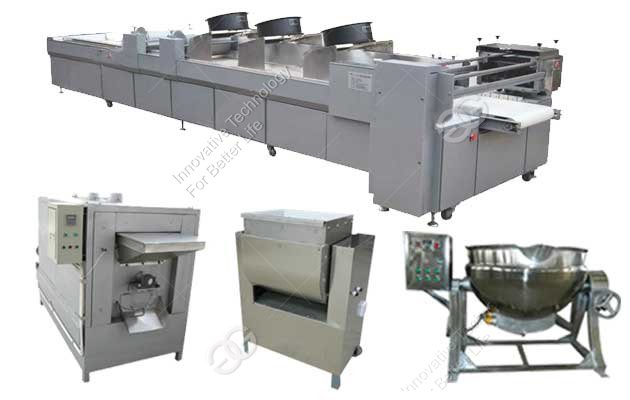 Peanut Brittle Production Line Working Video