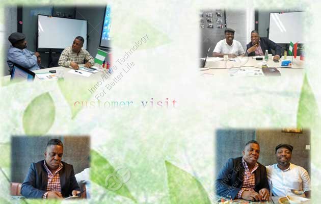 The Customer Visit Company For Cube Sugar Making Machine