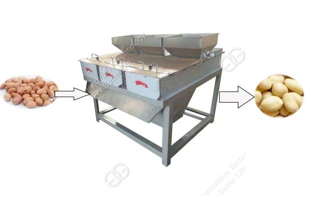 Peanut Red Skin Peeling Machine Working Video