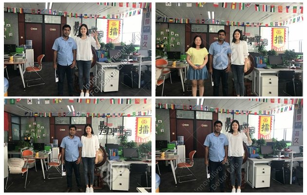 The Bangladesh Customer Visit Company For Nut Roasting Machine