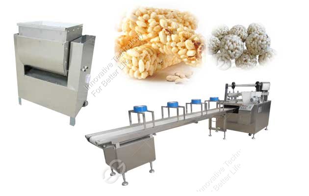 rice krispies treat production line