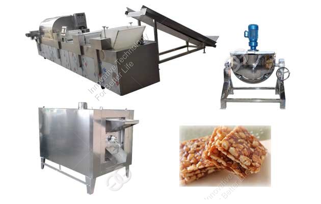 Peanut Bar Production Line Working Video