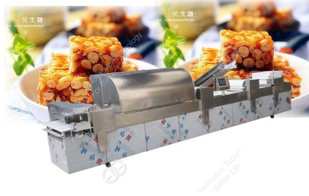 peanut brittle molding machine